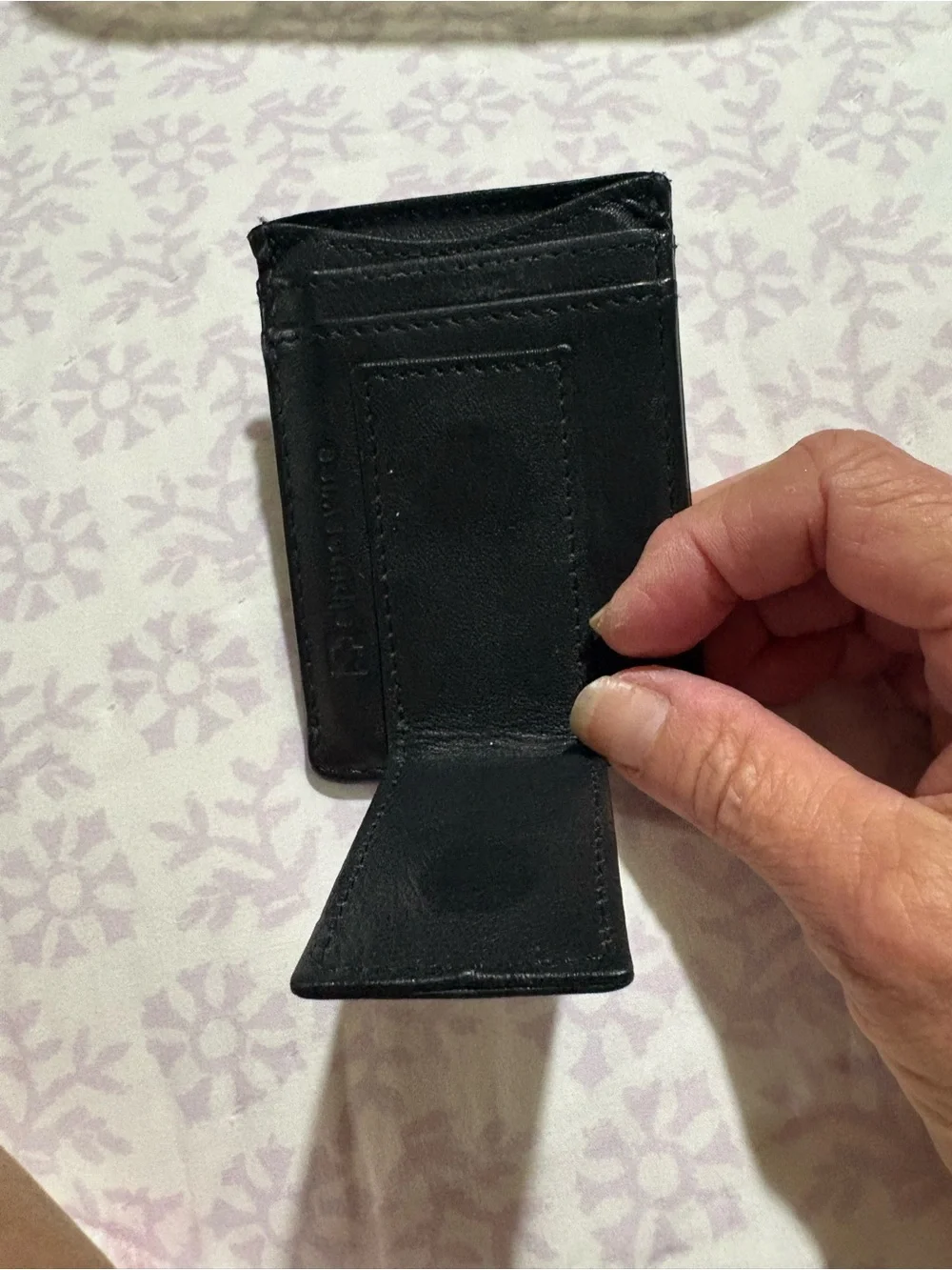 Alpine Swiss slim leather